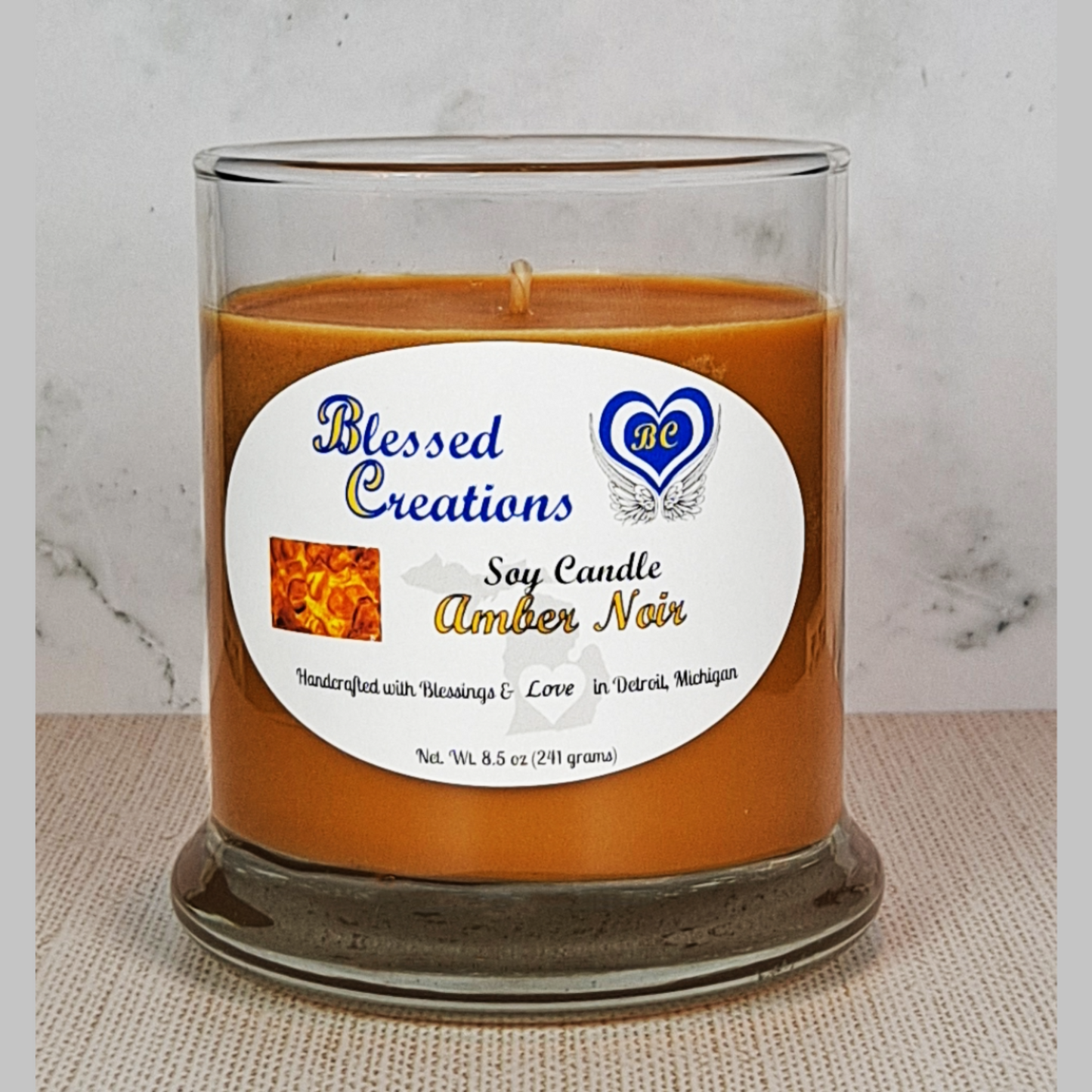 Amber Noir Candle