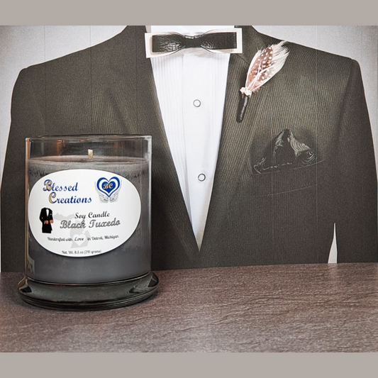 Black Tuxedo Candle